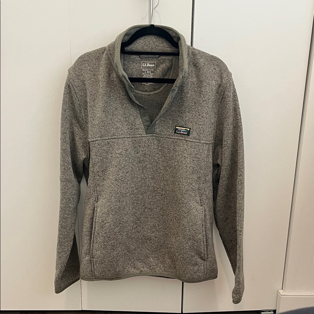 NEW L.L. Bean Quarter-Zip Fleece